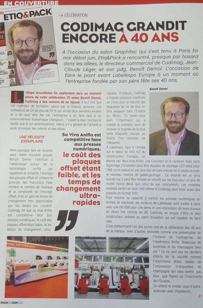 Codimag article etiq & pack