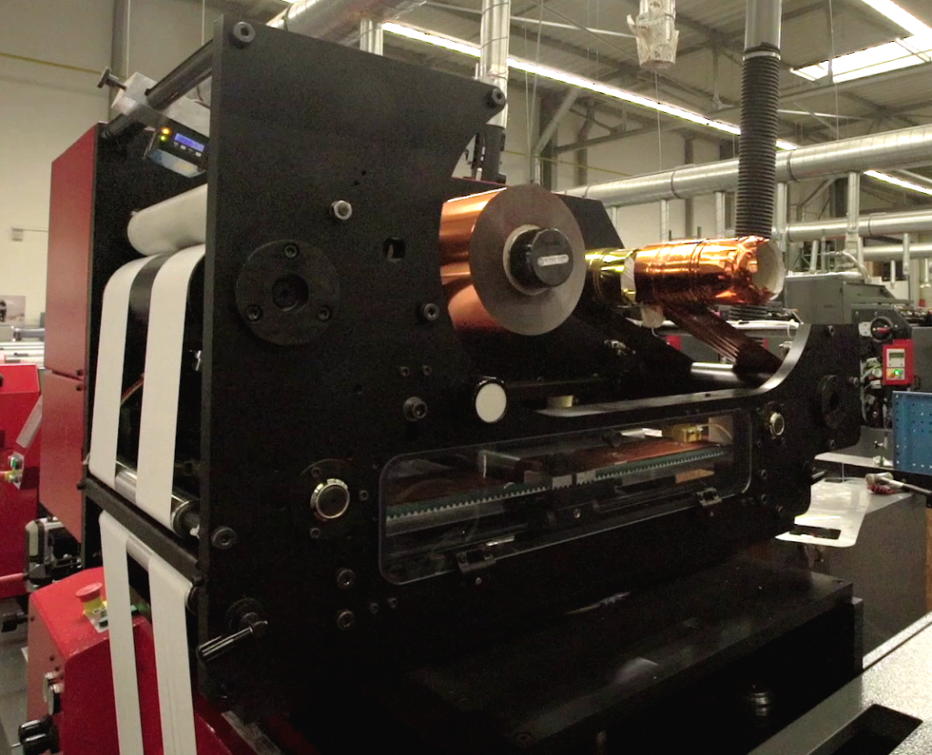 codimag flat bed foiling and embossing unit