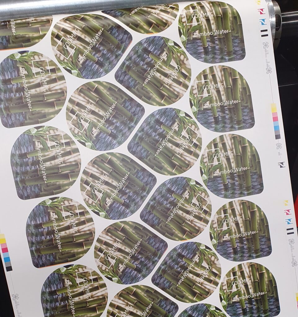 gapless printing nested labels aniflo codimag offset flexo digital