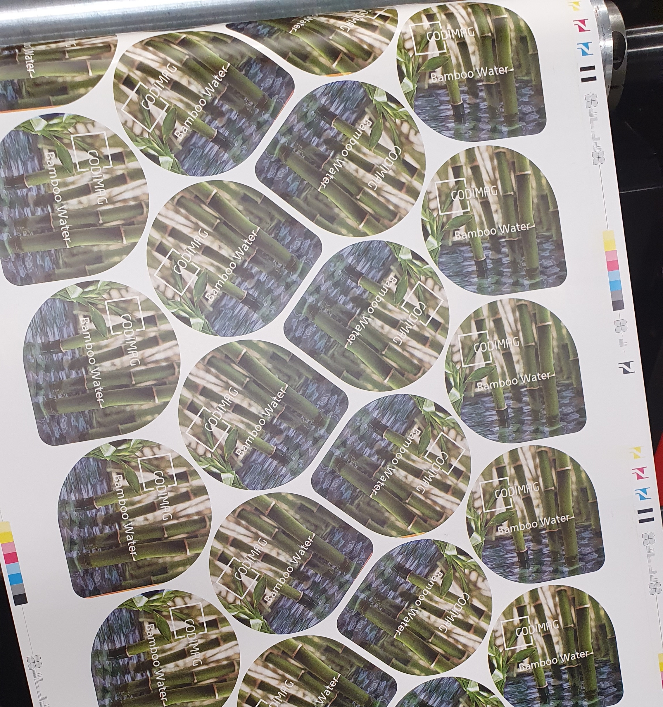 gapless printing nested labels aniflo codimag offset flexo digital